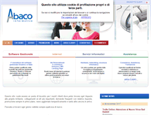 Tablet Screenshot of abacoinformatica.com